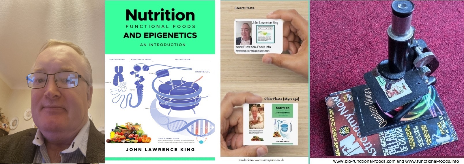 Free Book - Nutrition, Functional Foods and Epigenetics;  wrote by John Lawrence King during 2021